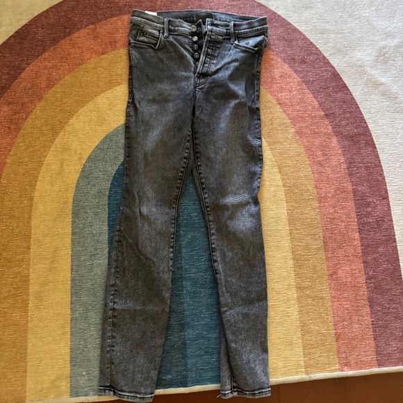 Mother Jeans: Button Fly High-Waisted: The Stunner - Picture 1 of 3